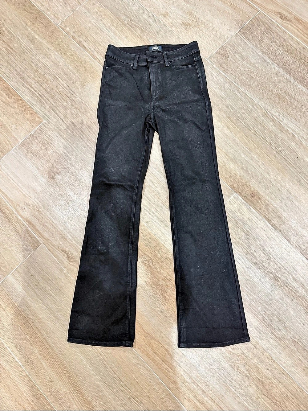 Paige High Rise Manhattan Black Waist 28 Like New